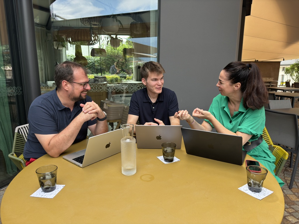 Hotel owner and operations team meeting to review service flow